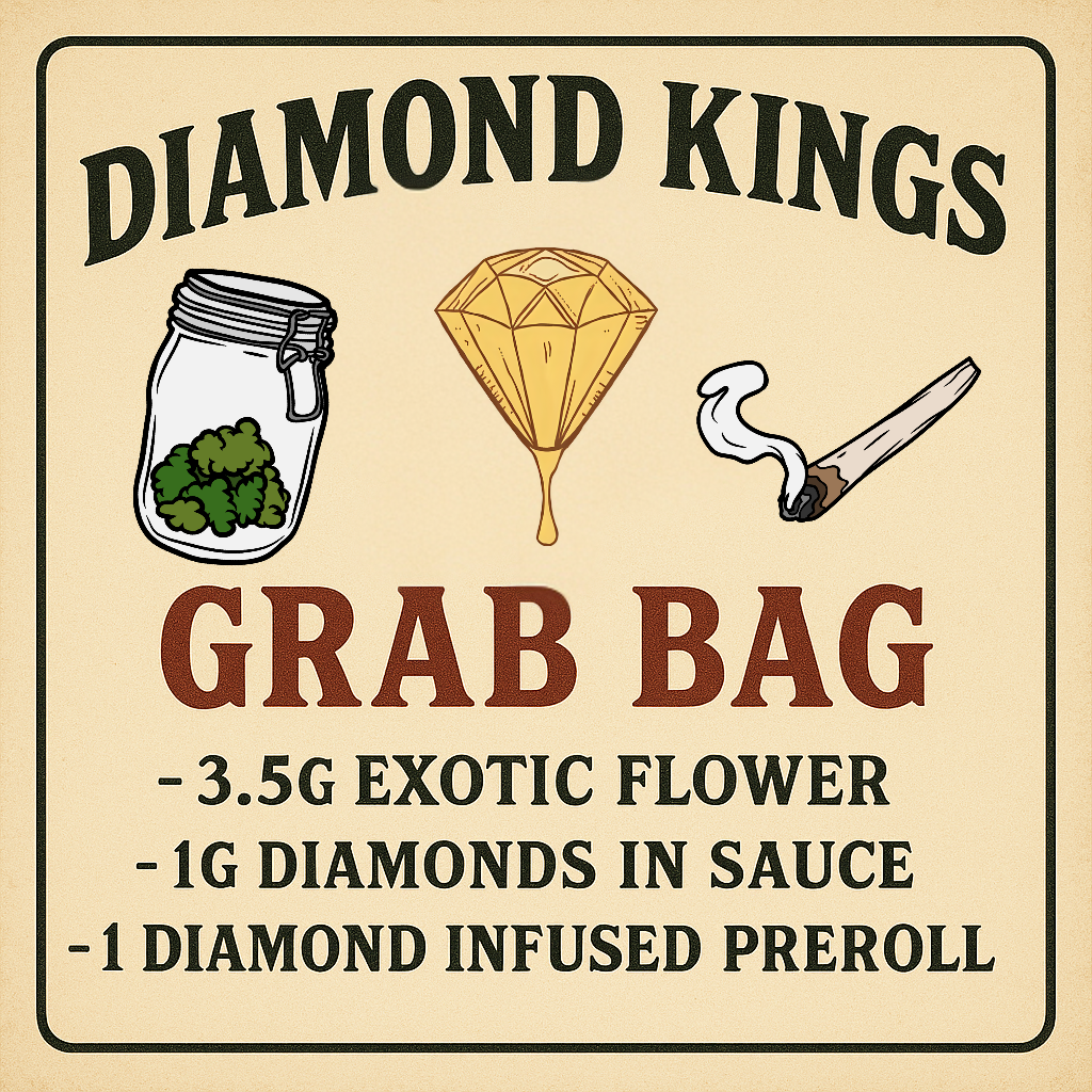Exotic Grab Bag β Premium Flower, Diamonds & Pre-Roll